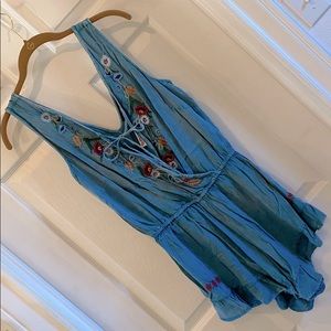 Blue romper